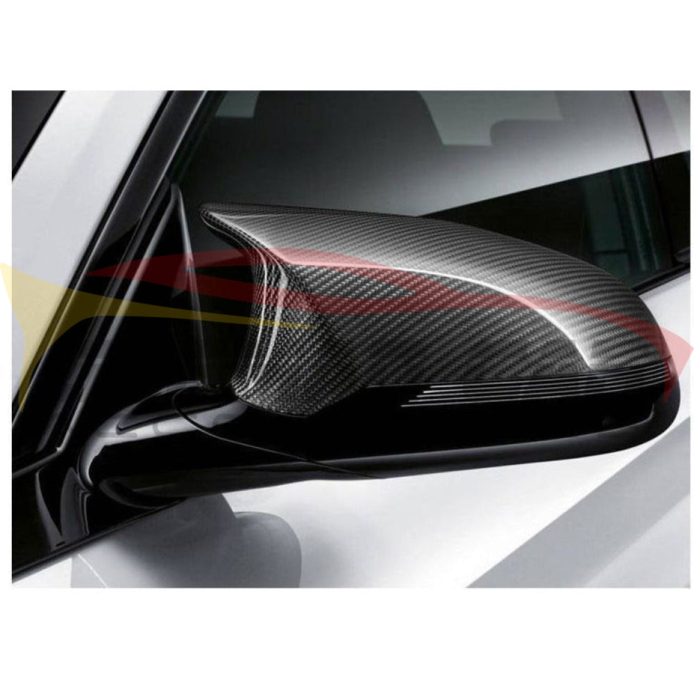 Carbon Fiber Mirror Caps — M3/M4 Style Replacement Covers