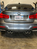 Carbon Fiber Trunk Spoiler Lip — 3 Series Style