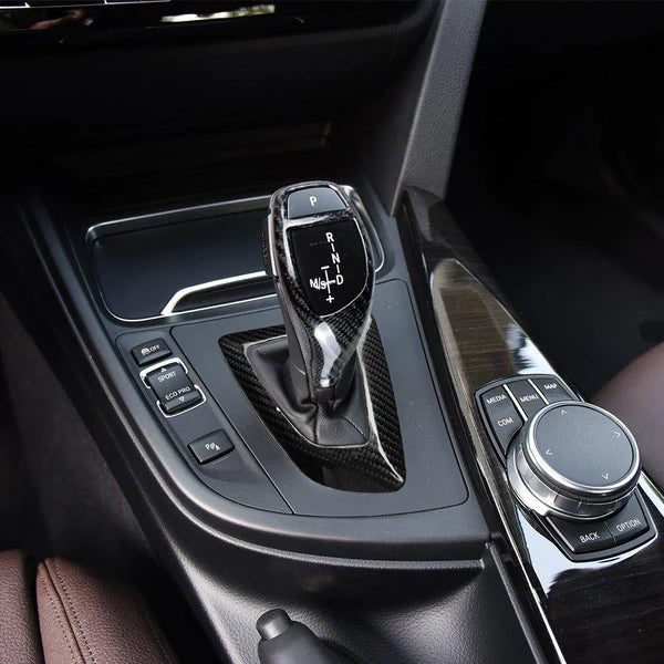 Carbon Fiber Gear Selector Surround Trim — Shifter Panel