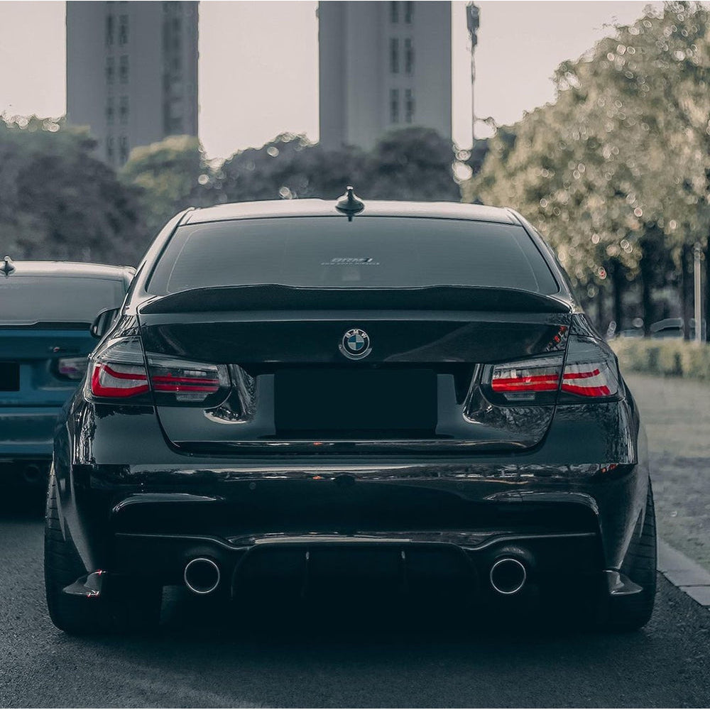 Performance Style Carbon Fiber Rear Diffuser — BMW F30 3 Series