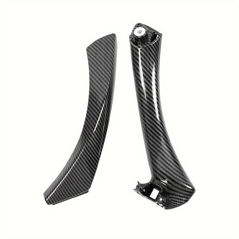 Carbon Fiber Interior Door Handle Pull Trim — BMW E90 E92 E93
