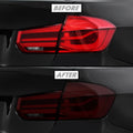 Smoked Tail Light Overlay Film — Tinted Blackout Vinyl