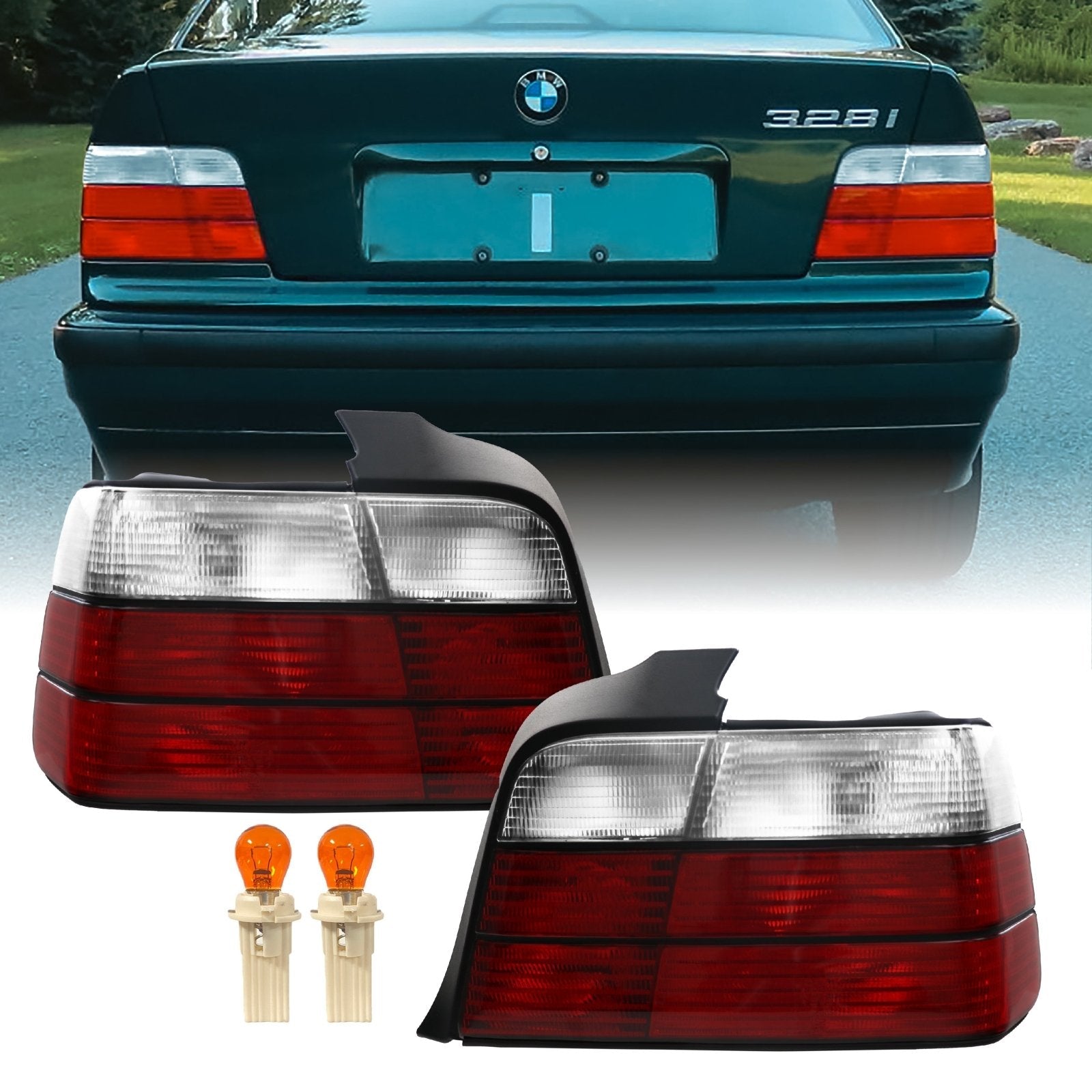 Euro Clear Tail Lights — BMW E36